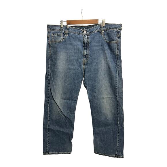 Levis 569 Jeans Men's 44x30 Straight Leg Loose Medium Wash Relaxed - Picture 1 of 10